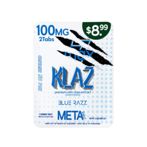 meta tabz 7max klaz cats claw prop blend tablets blue razz 100mg 2ct 50mg tabs
