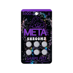 meta tabz nootropic shroomz mushroom tablets grape fizz 4900mg 6ct 816 5mg tab