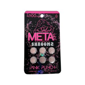 meta tabz nootropic shroomz pink punch 4900mg 6ct 816 5mg tab 1 1